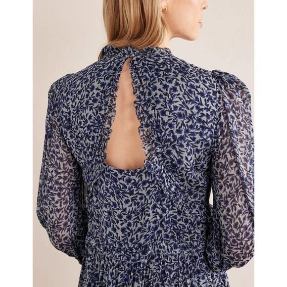 New Boden Ruffle Open Back Mini Dress - Picture 2 of 12